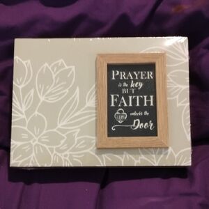 Inspirational Wall Art with Wooden Frame